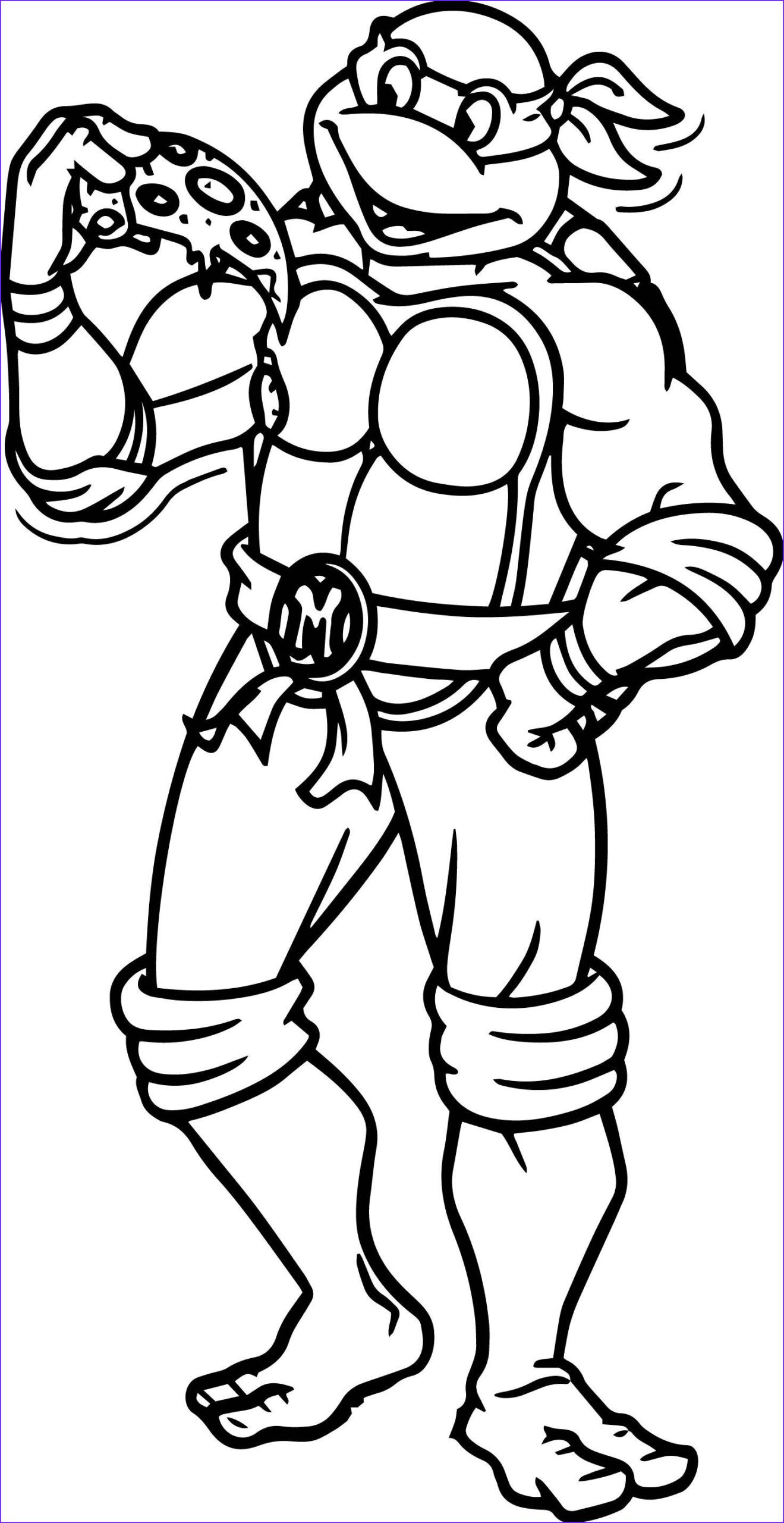 30 Ninja Turtles Face Coloring Pages Printable 8