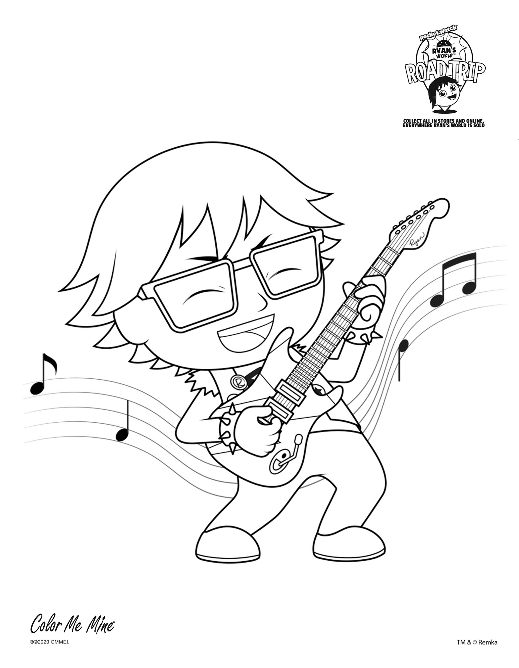 30 Ryan Coloring Pages PDF Printable 33