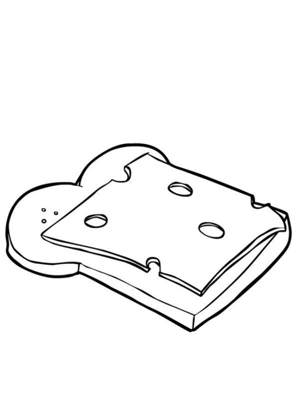 30 Tasty Sandwich Coloring Pages Printable 35