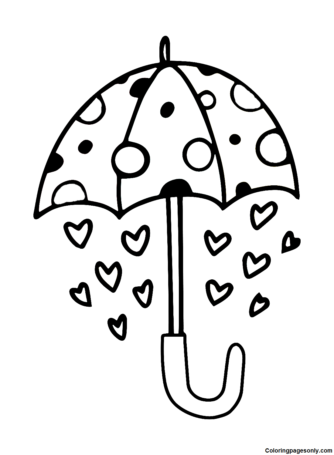 30 Umbrella Coloring Pages Printable 14