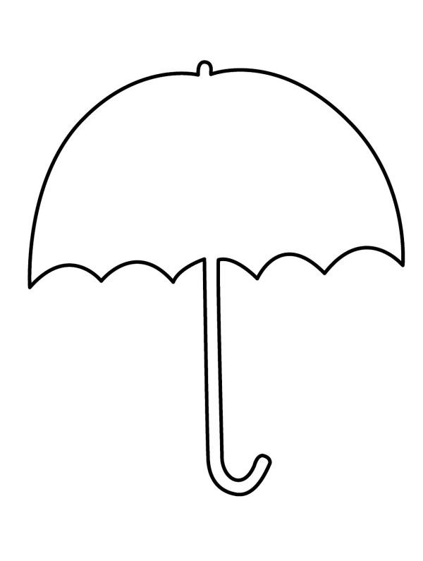 30 Umbrella Coloring Pages Printable 16