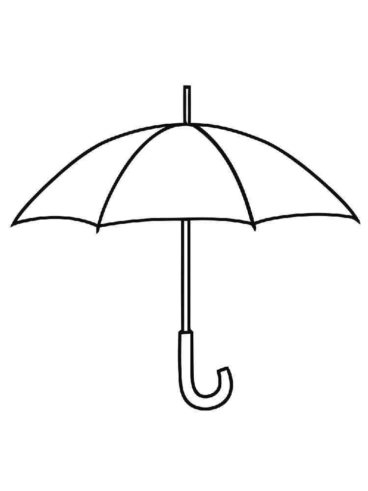 30 Umbrella Coloring Pages Printable 20