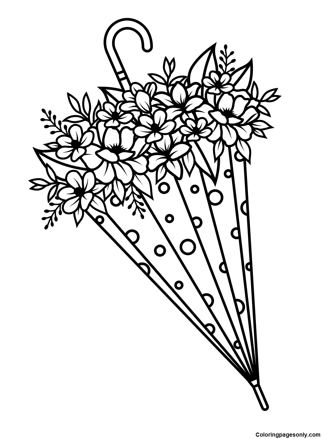 30 Umbrella Coloring Pages Printable 34