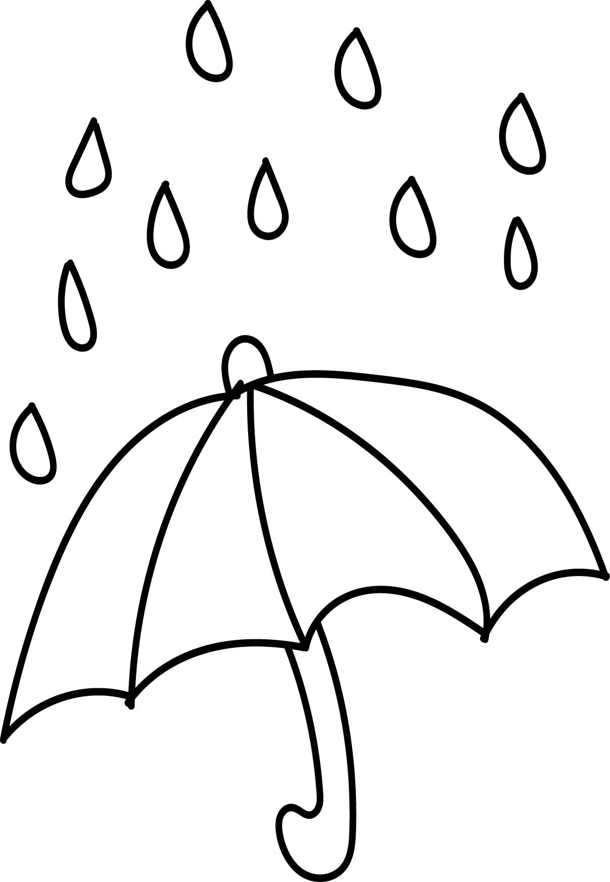 30 Umbrella Coloring Pages Printable 6