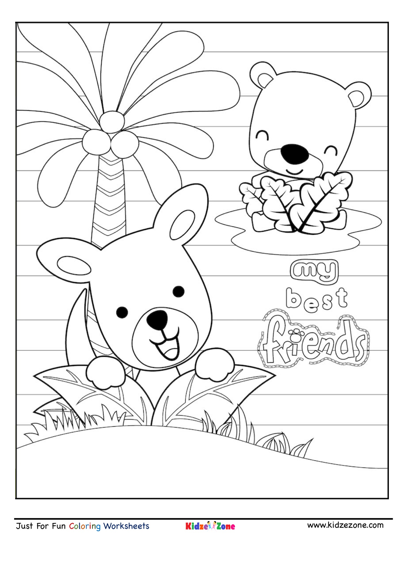 31 Best Friends Coloring Pages Printable 16