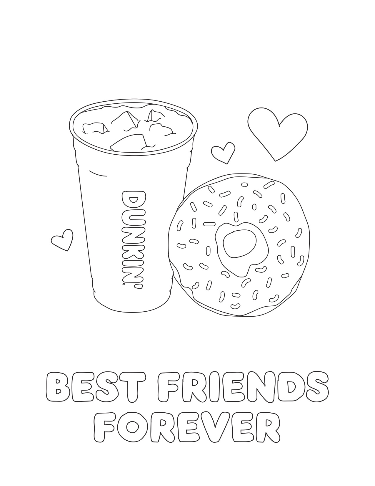 31 Best Friends Coloring Pages Printable 19