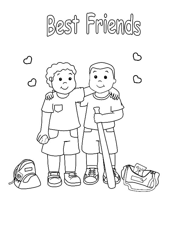 31 Best Friends Coloring Pages Printable 22