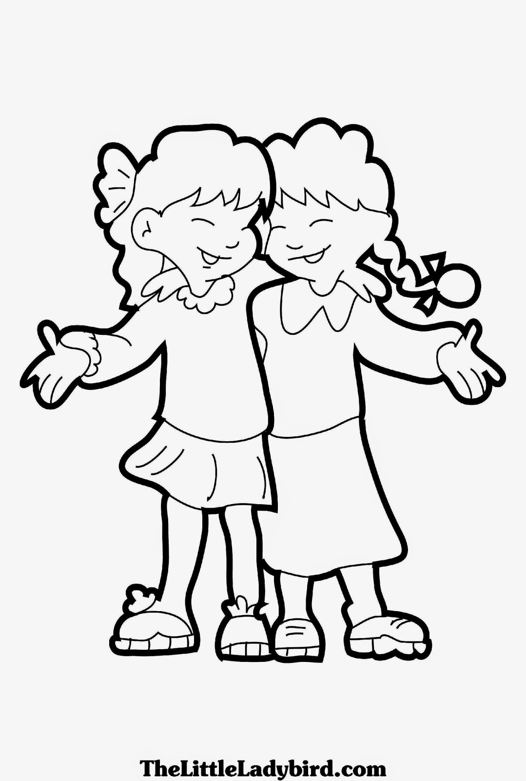 31 Best Friends Coloring Pages Printable 24