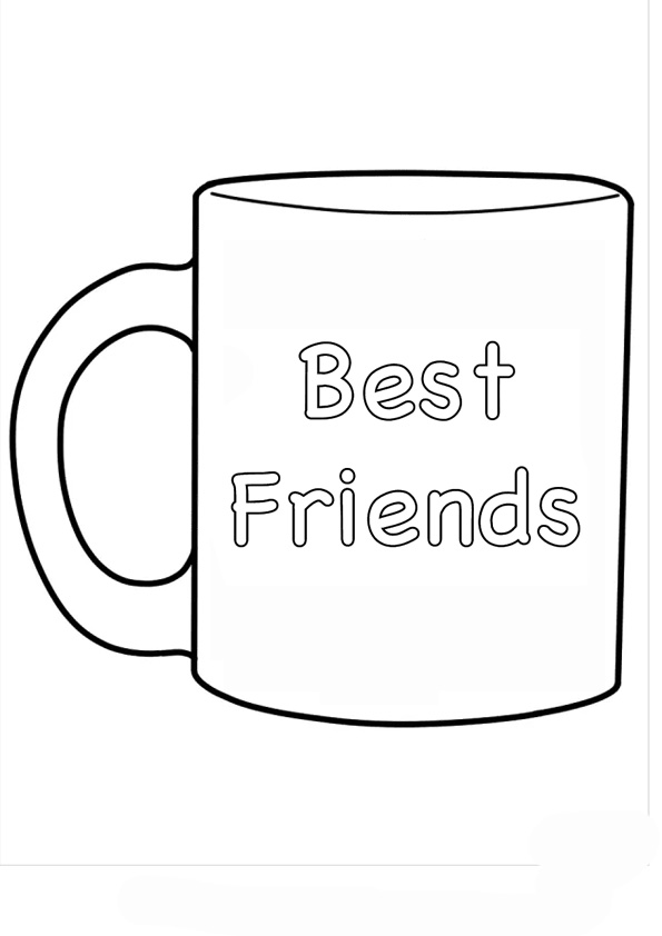 31 Best Friends Coloring Pages Printable 29