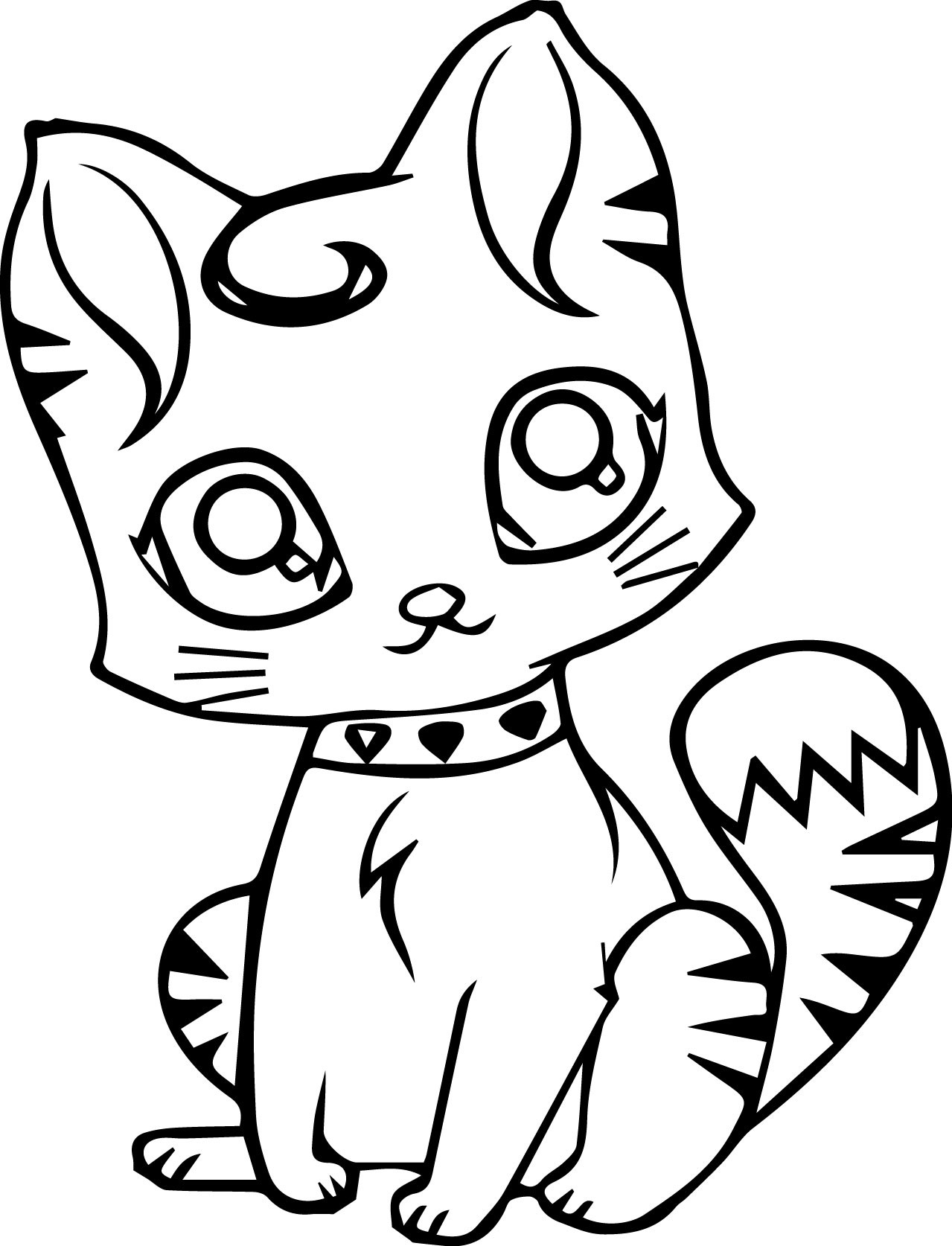 31 Cat Equipment Coloring Pages Printable 12