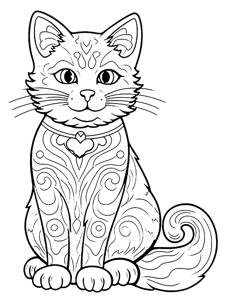 31 Cat Equipment Coloring Pages Printable 18