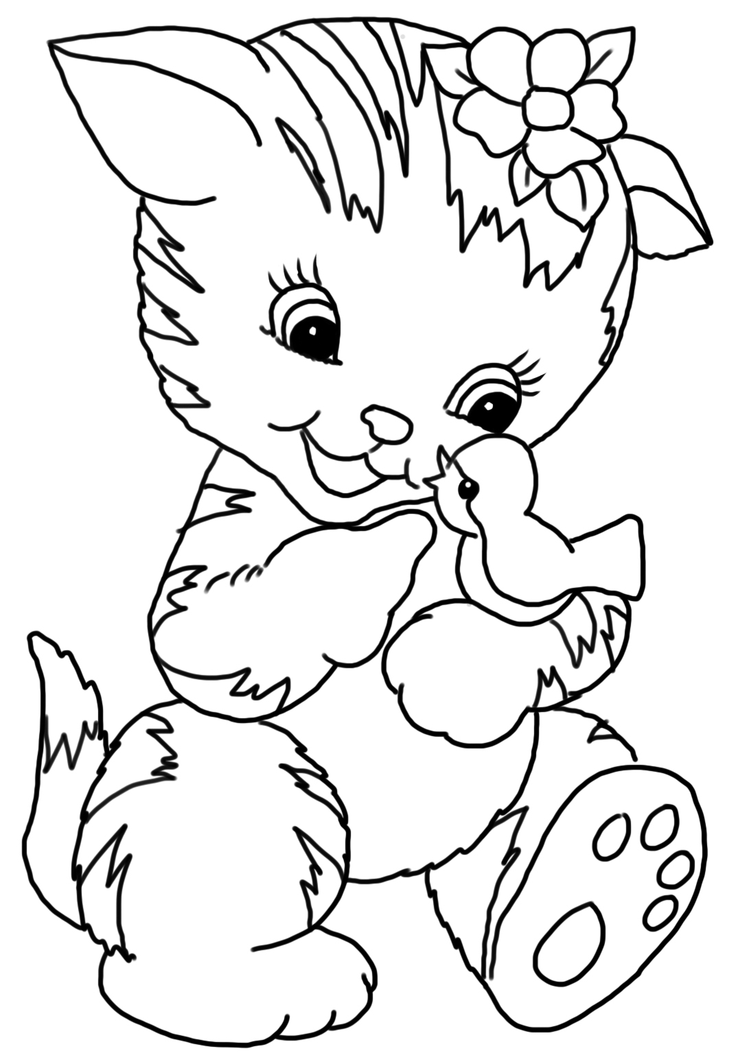 31 Cat Equipment Coloring Pages Printable 3