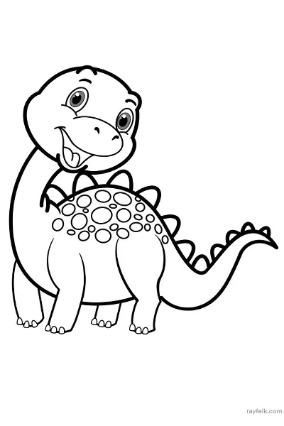 31 Ferocious Baryonyx Coloring Page Printable 16