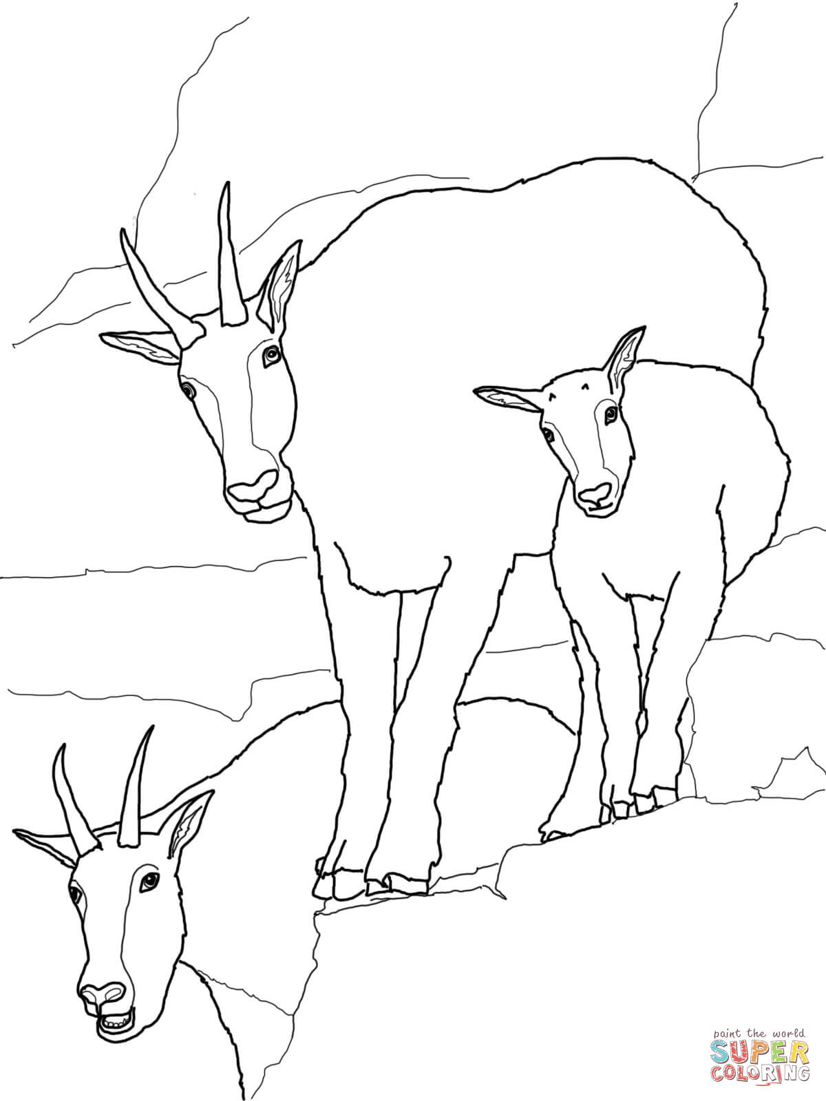 31 Goats Coloring Pages Printable 14