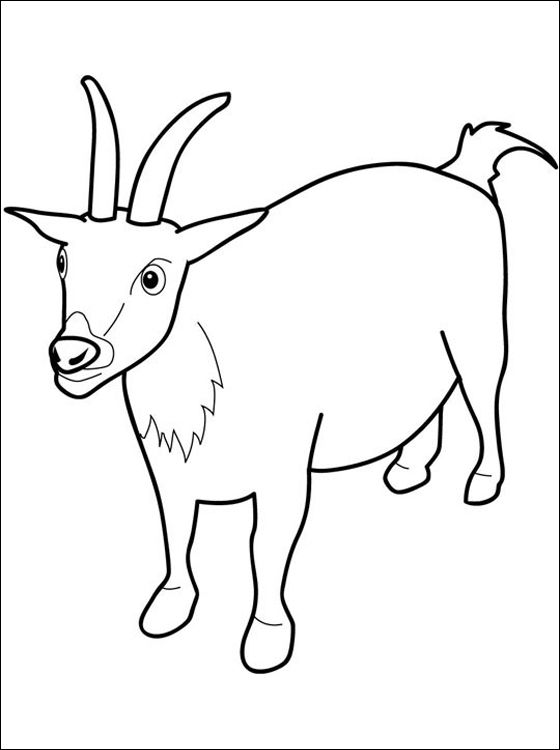 31 Goats Coloring Pages Printable 16