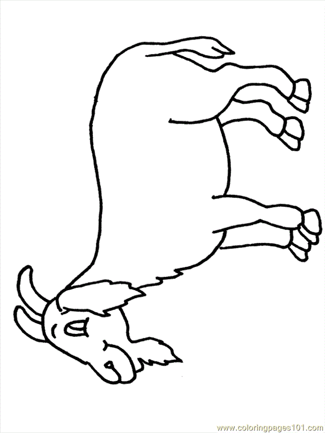 31 Goats Coloring Pages Printable 18