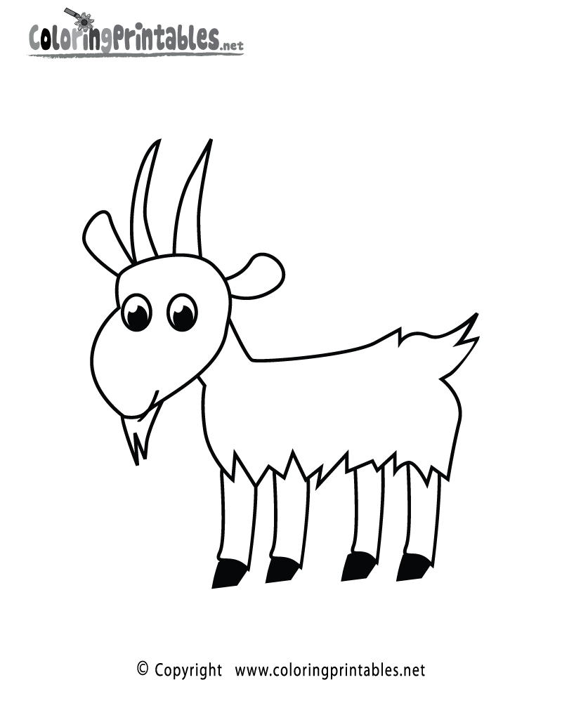 31 Goats Coloring Pages Printable 2