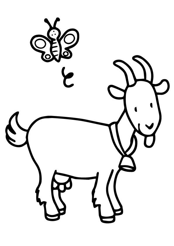 31 Goats Coloring Pages Printable 20