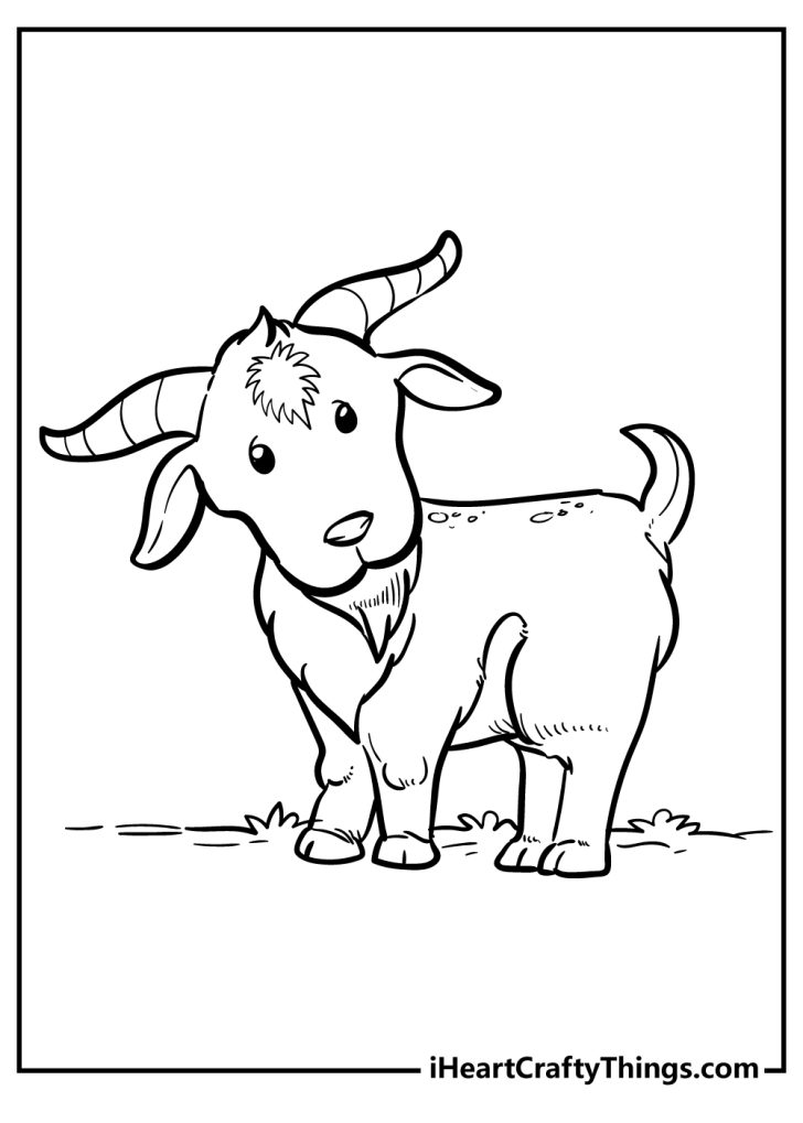 31 Goats Coloring Pages Printable 26