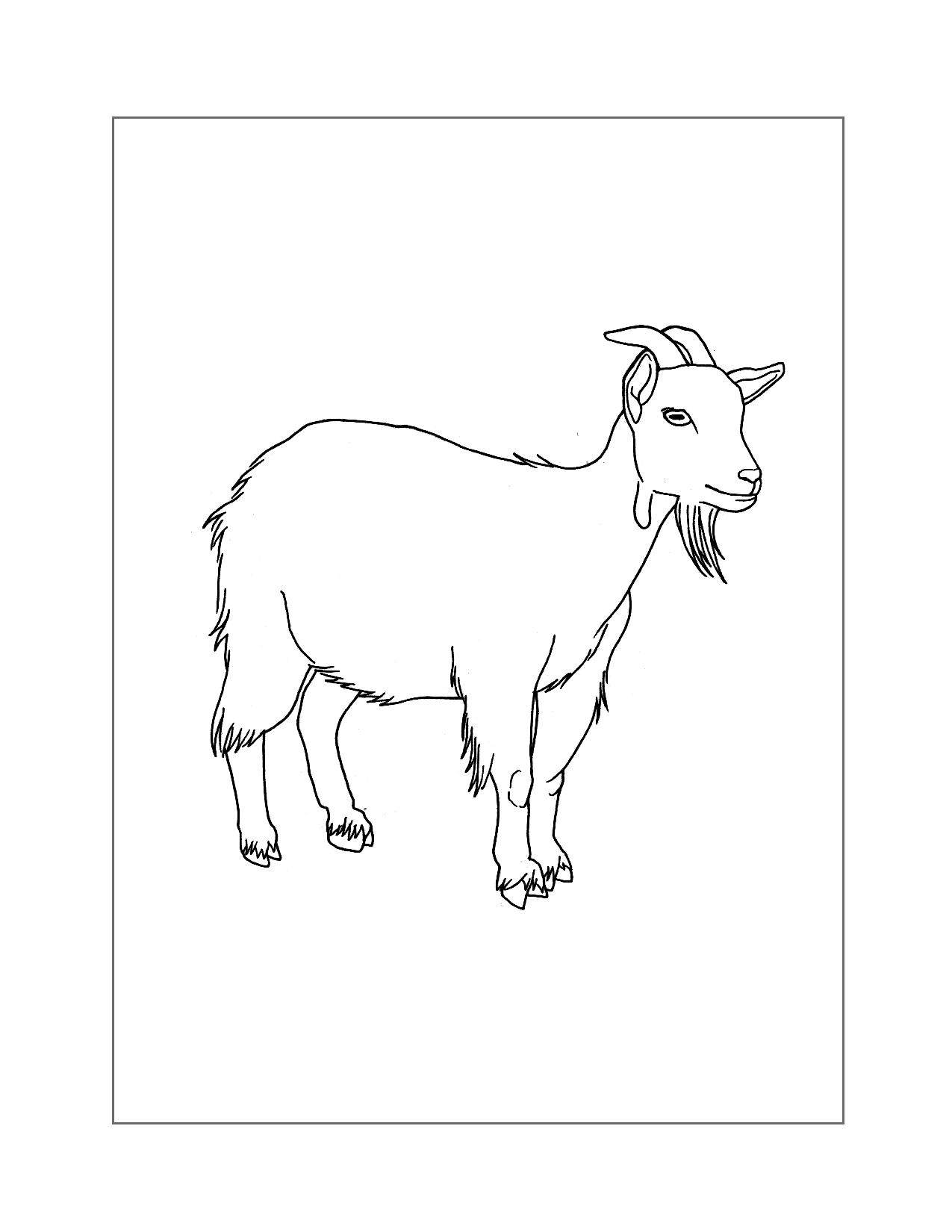 31 Goats Coloring Pages Printable 29