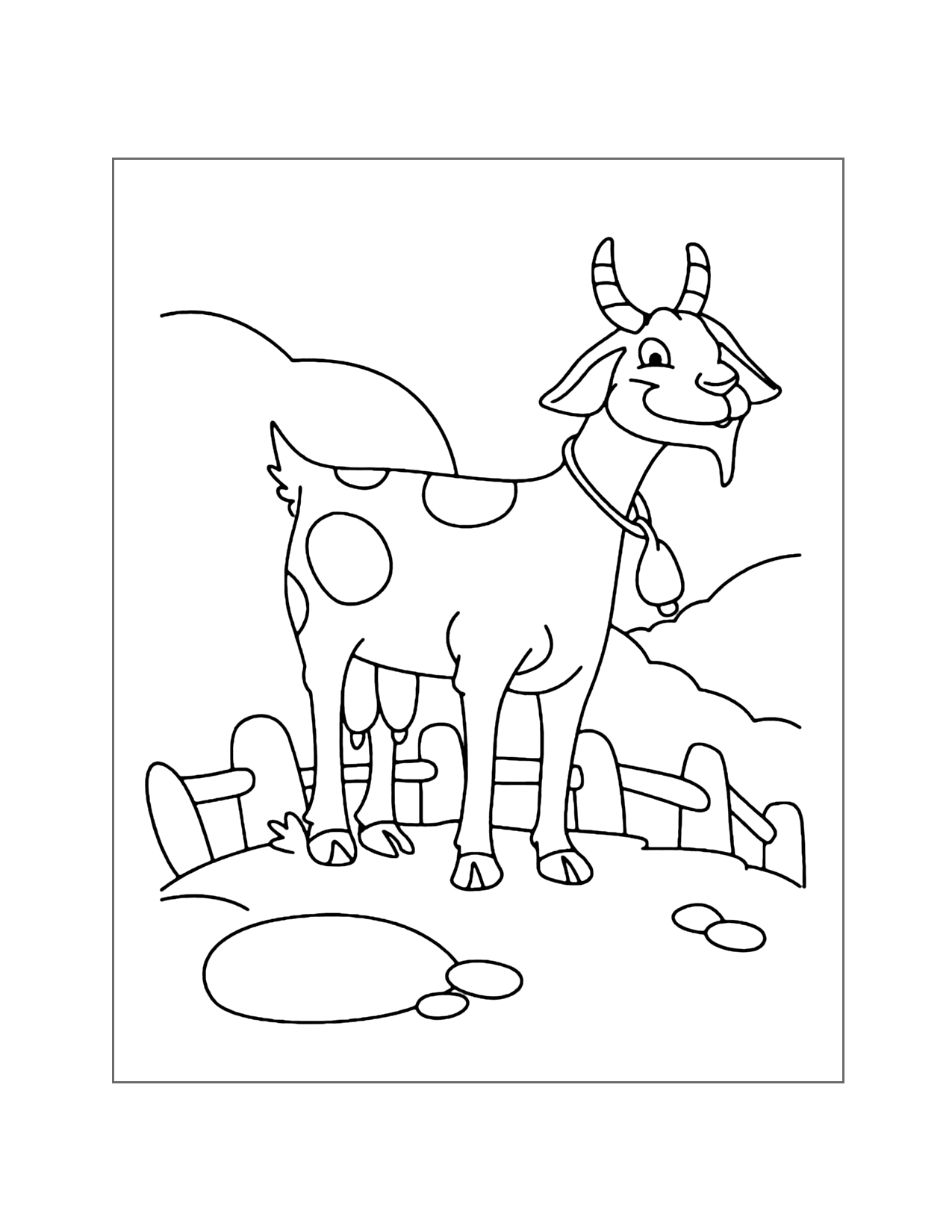 31 Goats Coloring Pages Printable 30