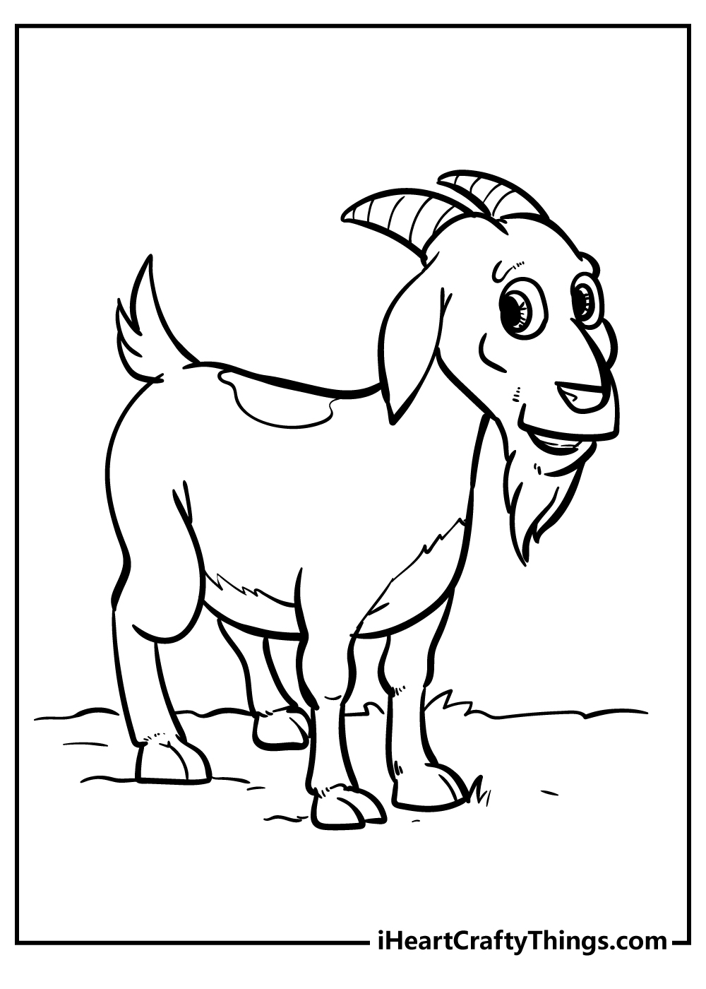 31 Goats Coloring Pages Printable 32