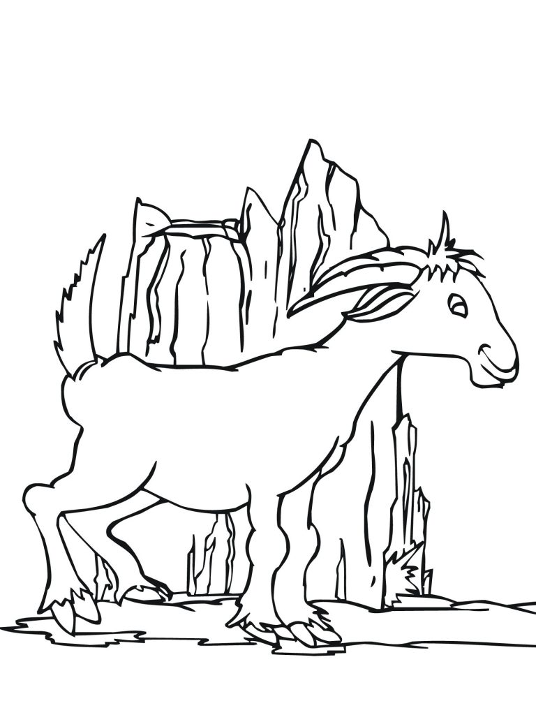 31 Goats Coloring Pages Printable 8