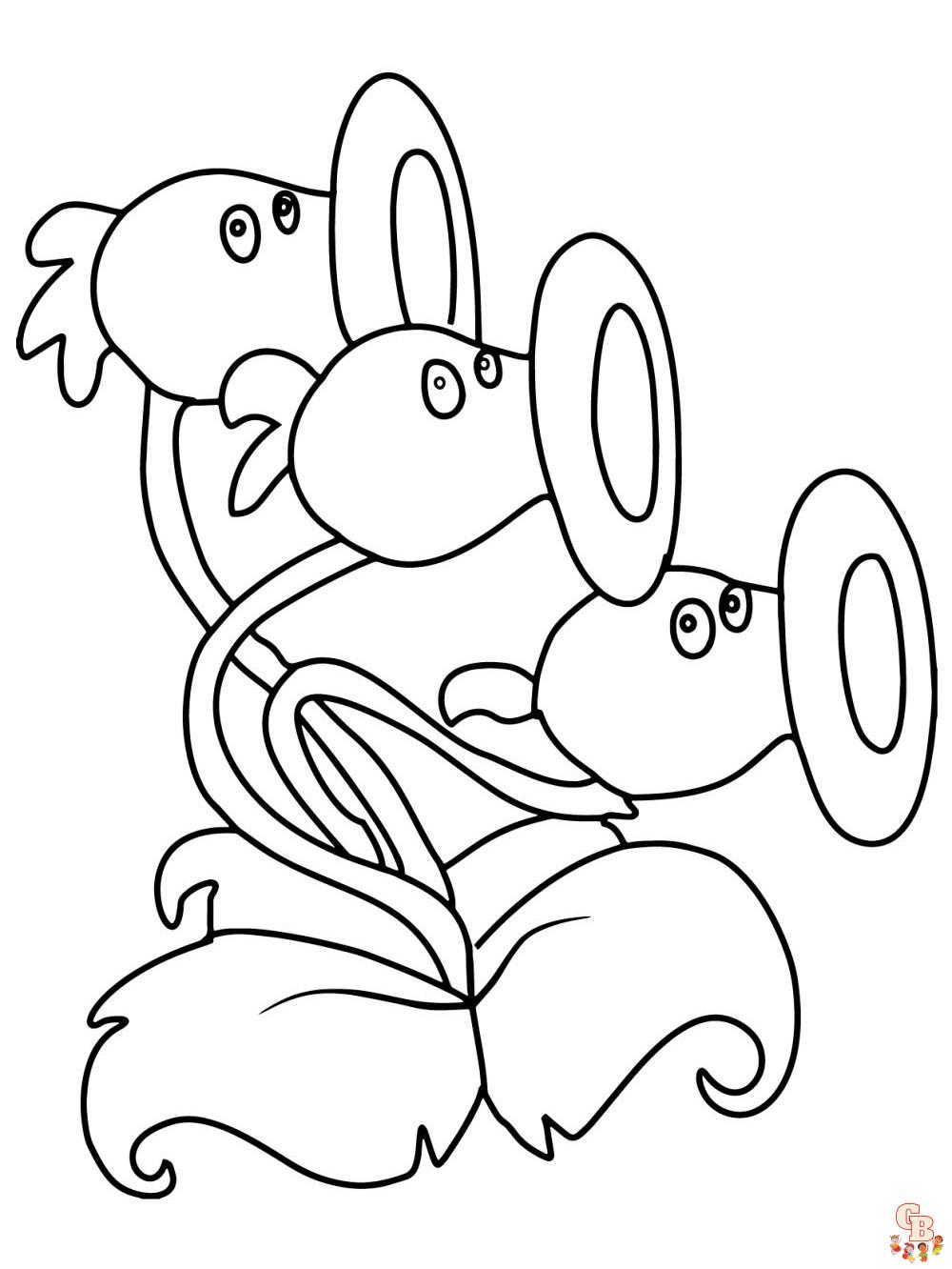 31 Plants vs Zombies Coloring Pages Printable 19