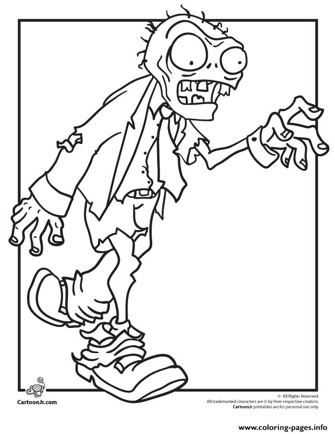 31 Plants vs Zombies Coloring Pages Printable 21