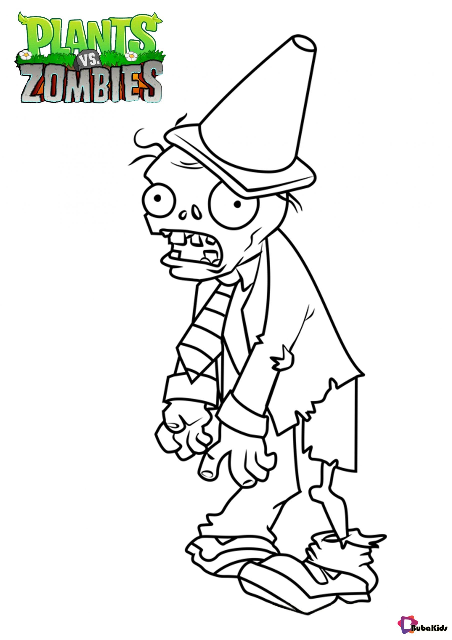 31 Plants vs Zombies Coloring Pages Printable 25