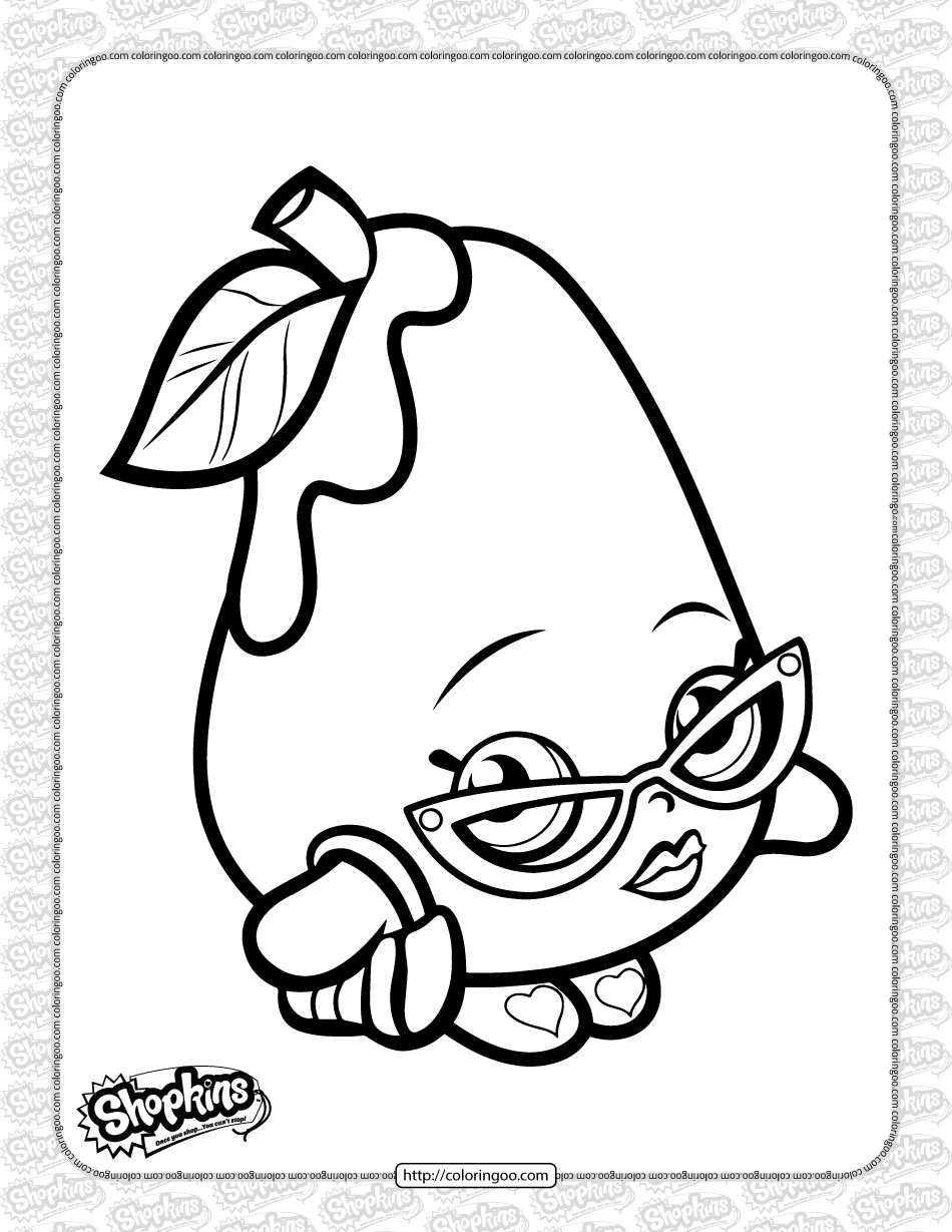 31 Shopkins Coloring Pages Printable 17