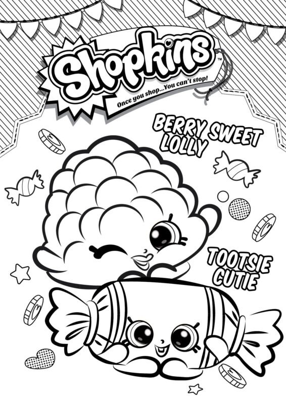 31 Shopkins Coloring Pages Printable 21