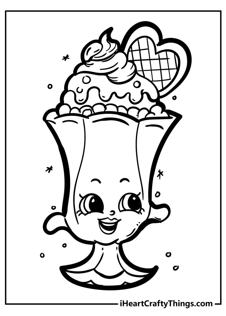 31 Shopkins Coloring Pages Printable 3