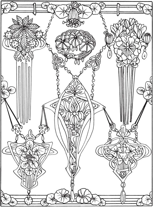 31 Sparkling Jewel Coloring Pages Printable 12