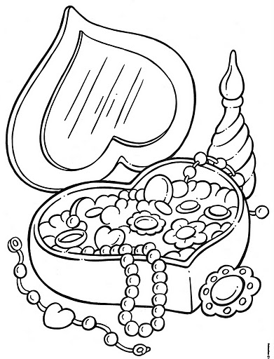 31 Sparkling Jewel Coloring Pages Printable 29