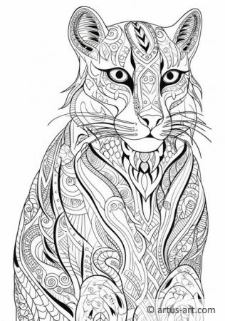 31 Wild Cat Coloring Pages Printable 35