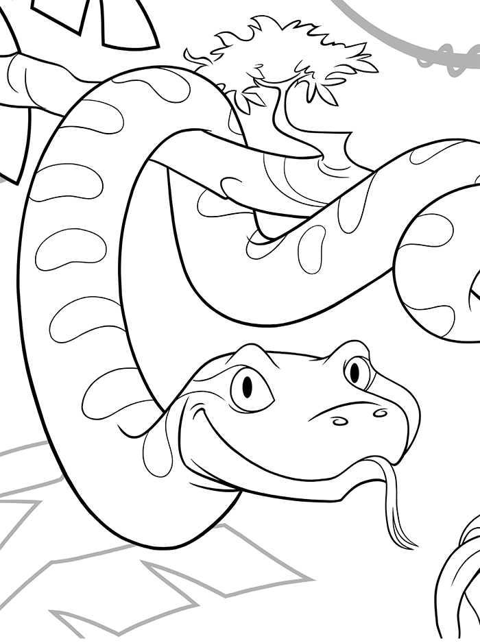 32 Anaconda Coloring Pages Printable 31