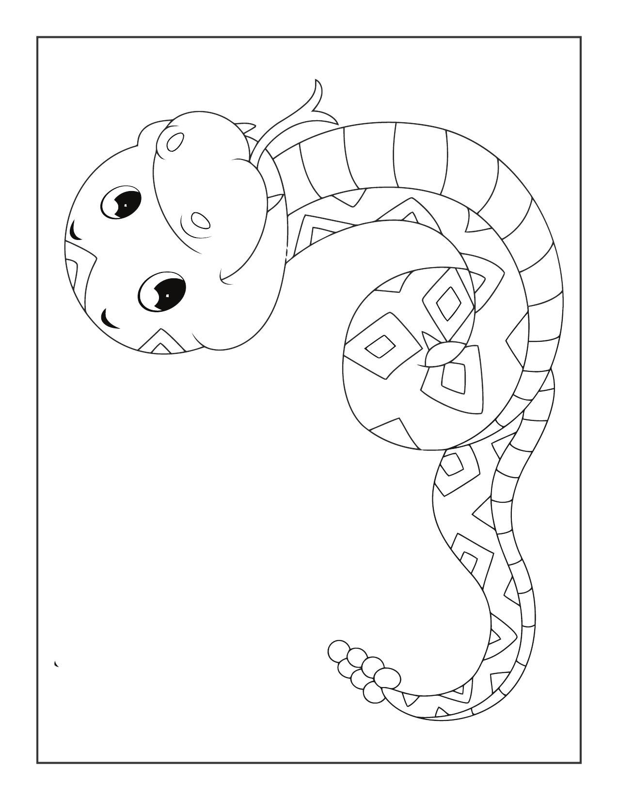 32 Anaconda Coloring Pages Printable 5