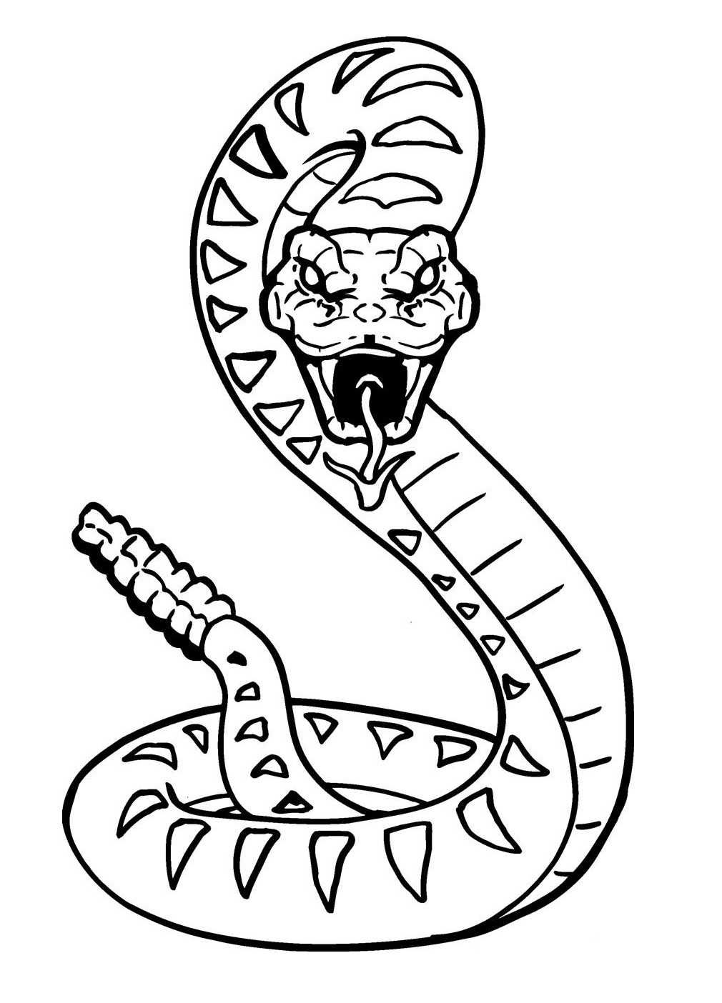 32 Anaconda Coloring Pages Printable 8