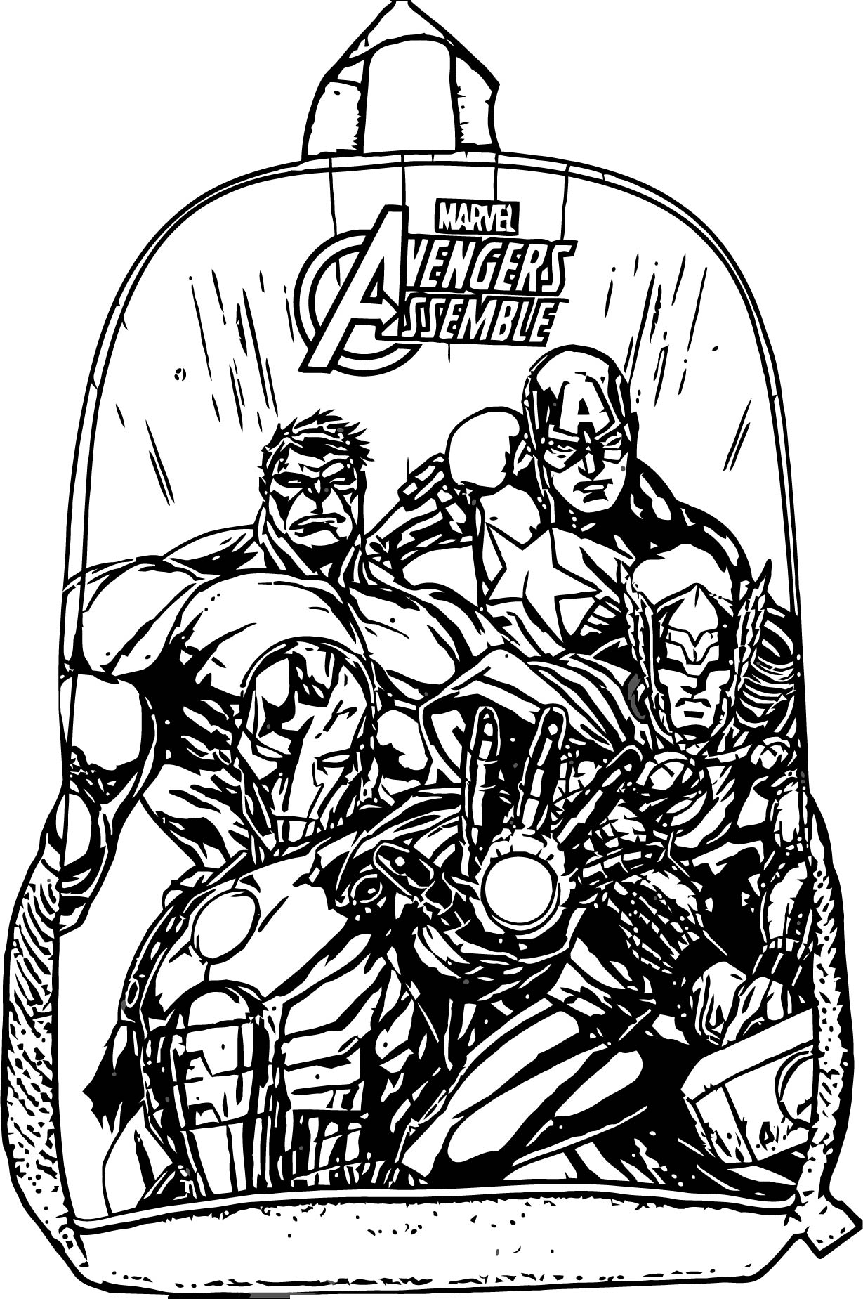 32 Avengers Halloween Coloring Pages Printable 10