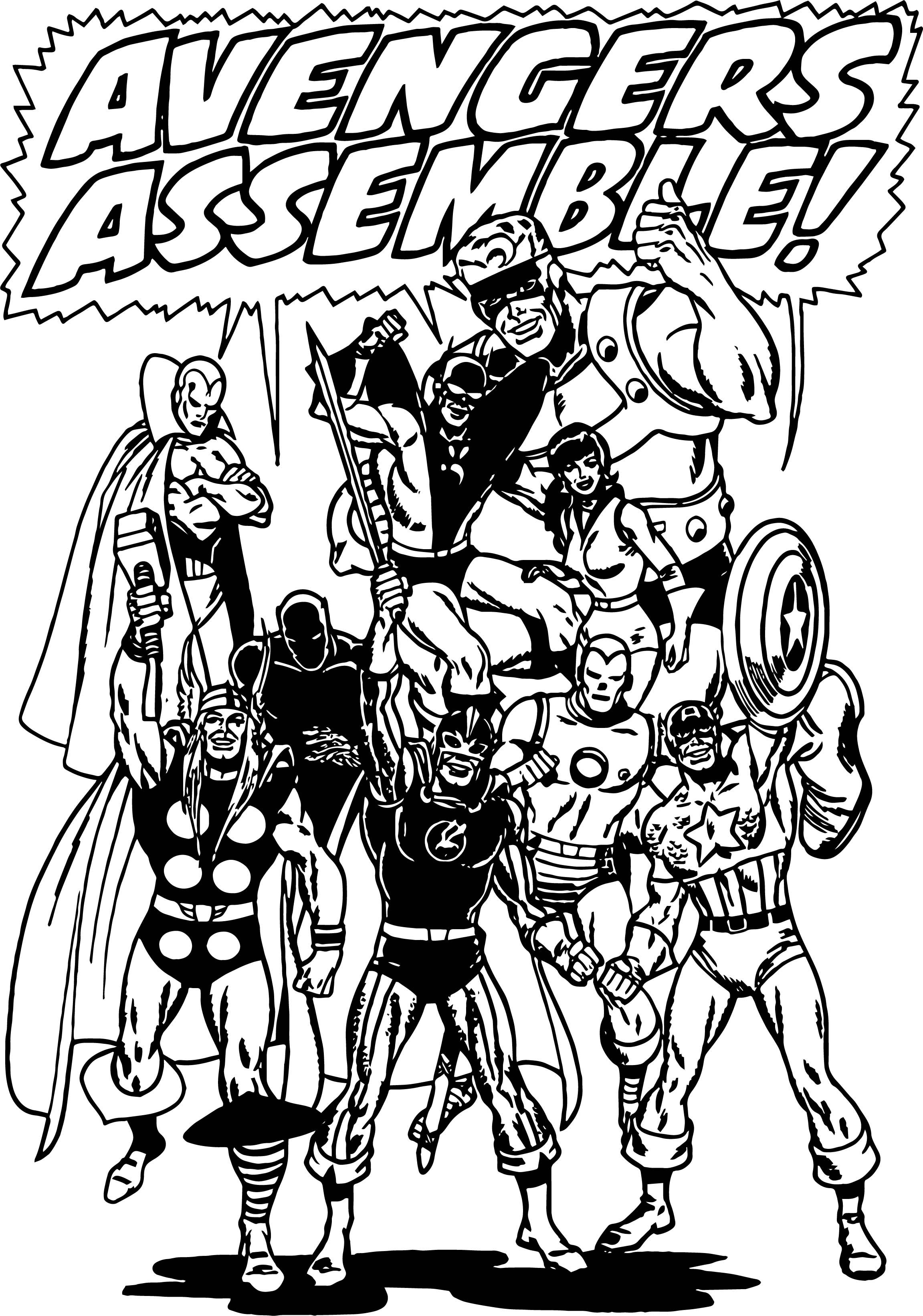 32 Avengers Halloween Coloring Pages Printable 15