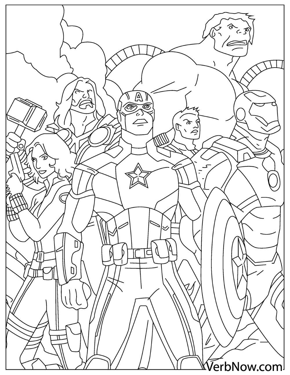 32 Avengers Halloween Coloring Pages Printable 26