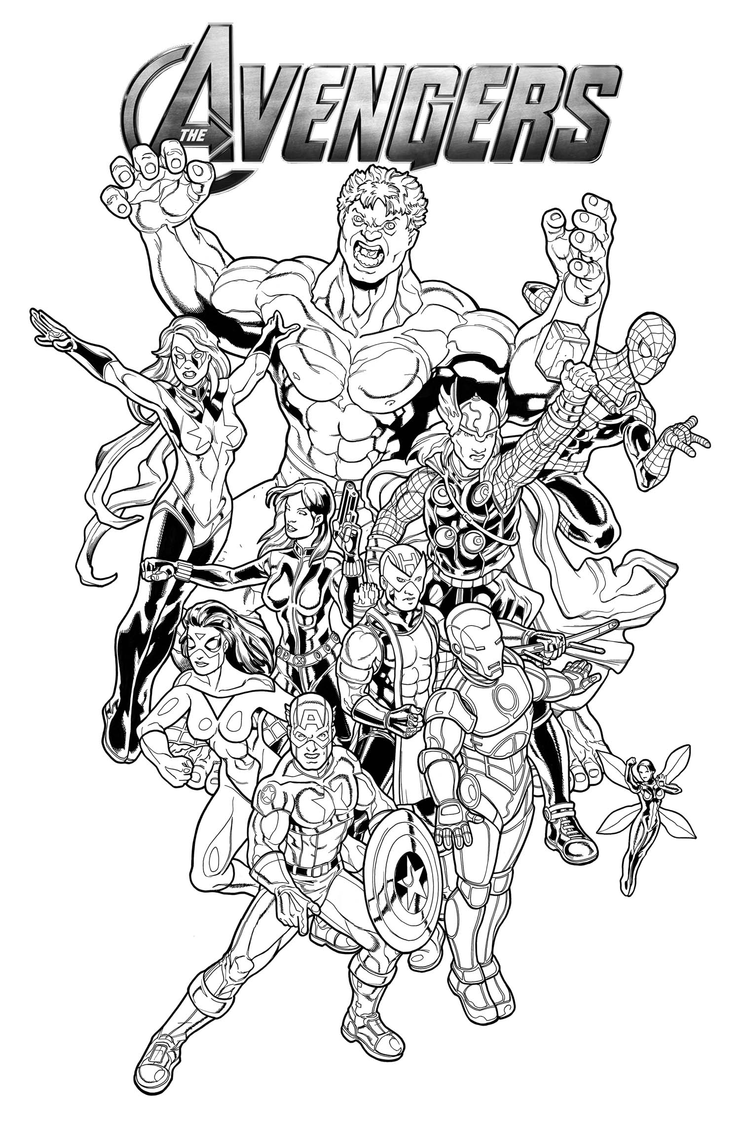 32 Avengers Halloween Coloring Pages Printable 5