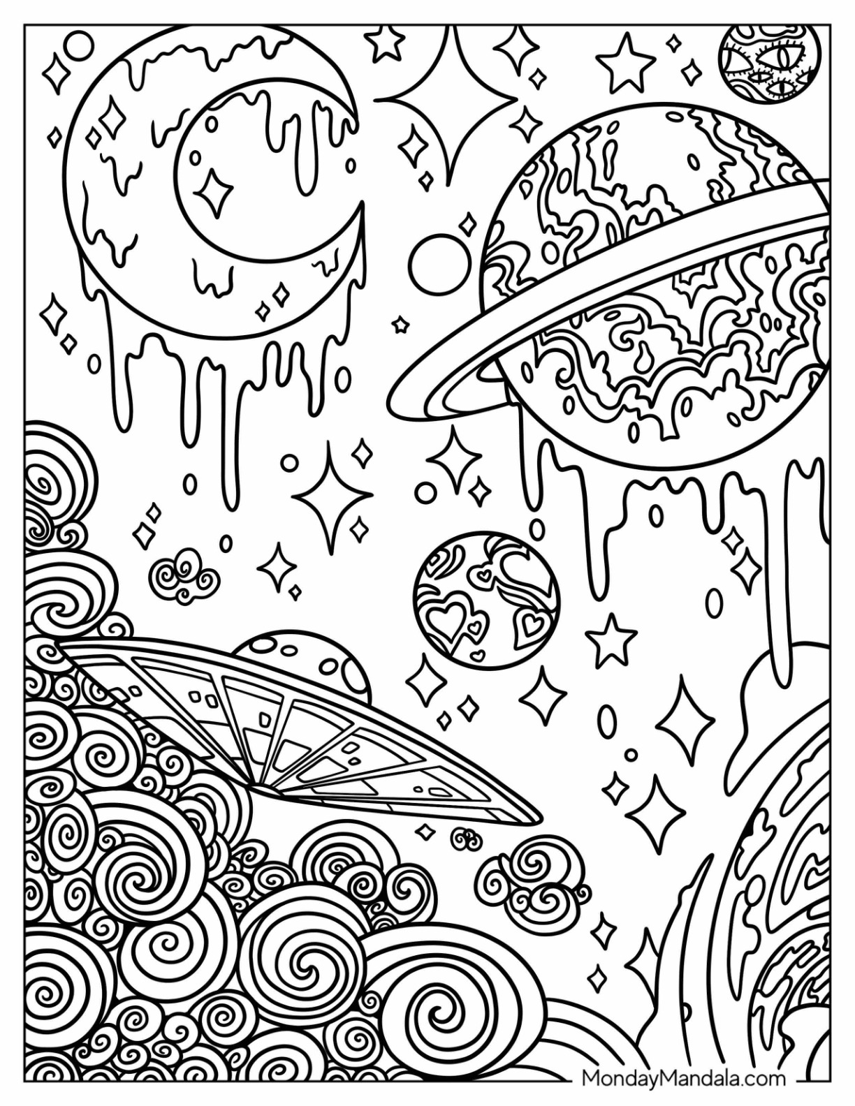 32 Baddie Aesthetic Coloring Pages Printable 18