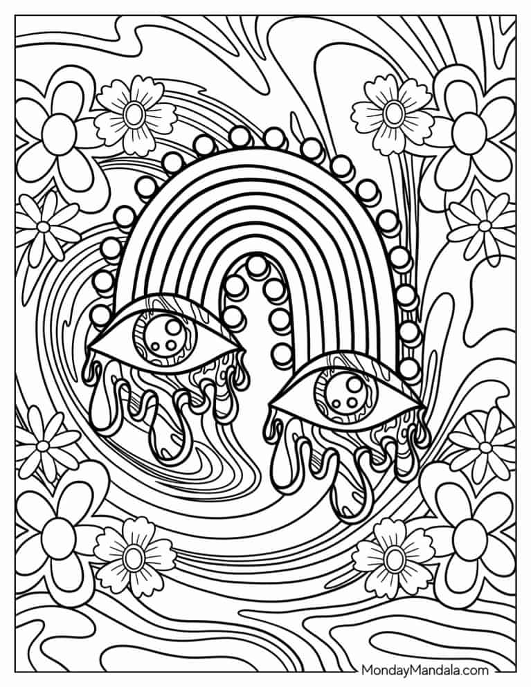 32 Baddie Aesthetic Coloring Pages Printable 29