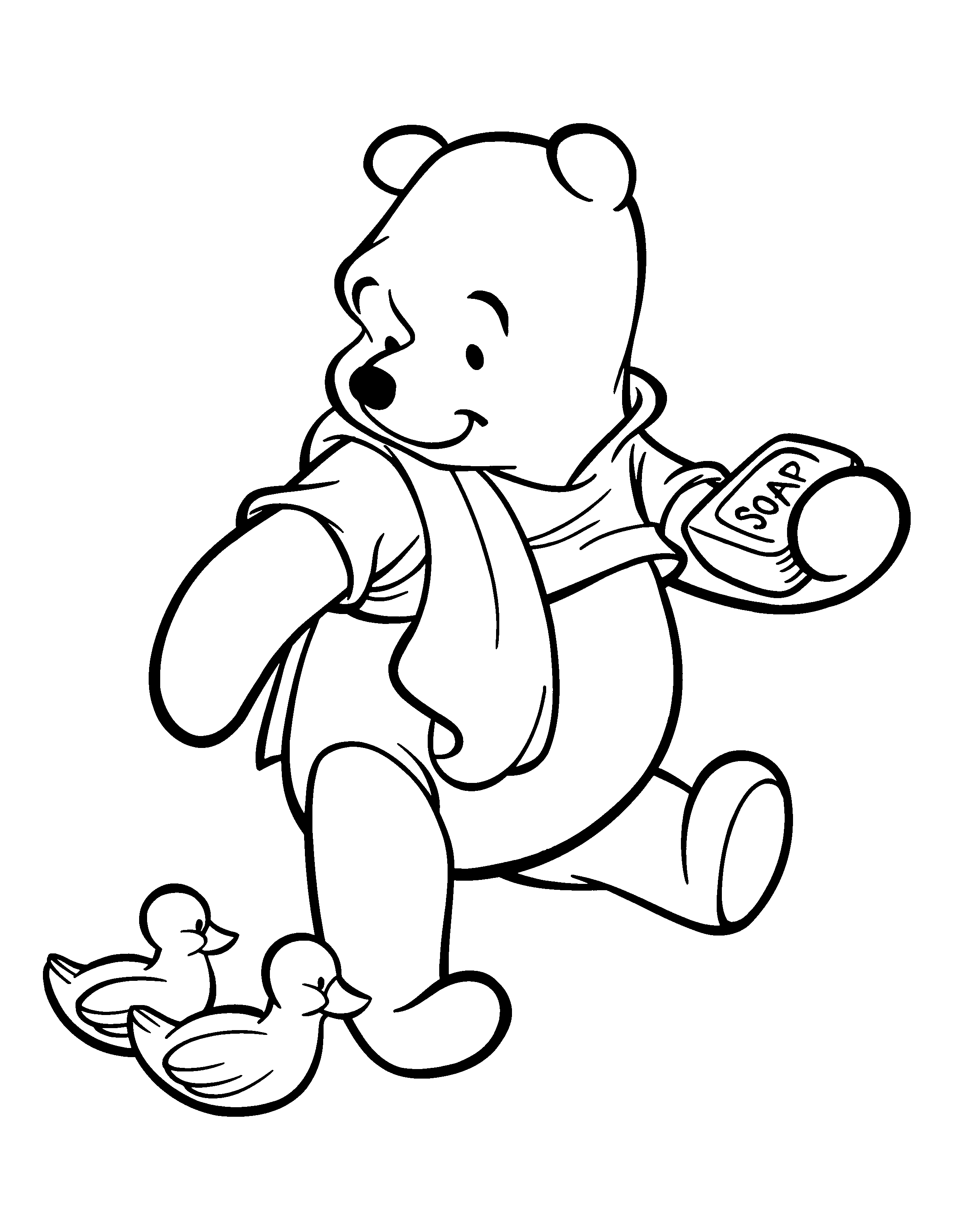 32 Cartoon Characters Coloring Pages Printable 9