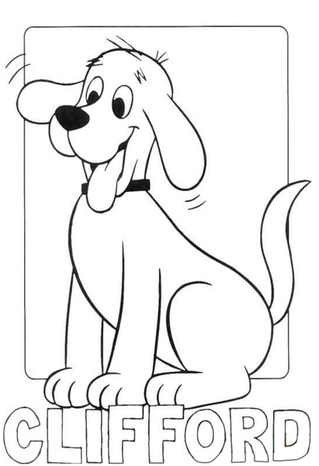 32 Clifford Coloring Pages Printable 14