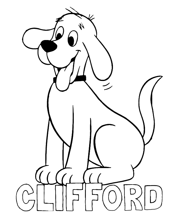 32 Clifford Coloring Pages Printable 2