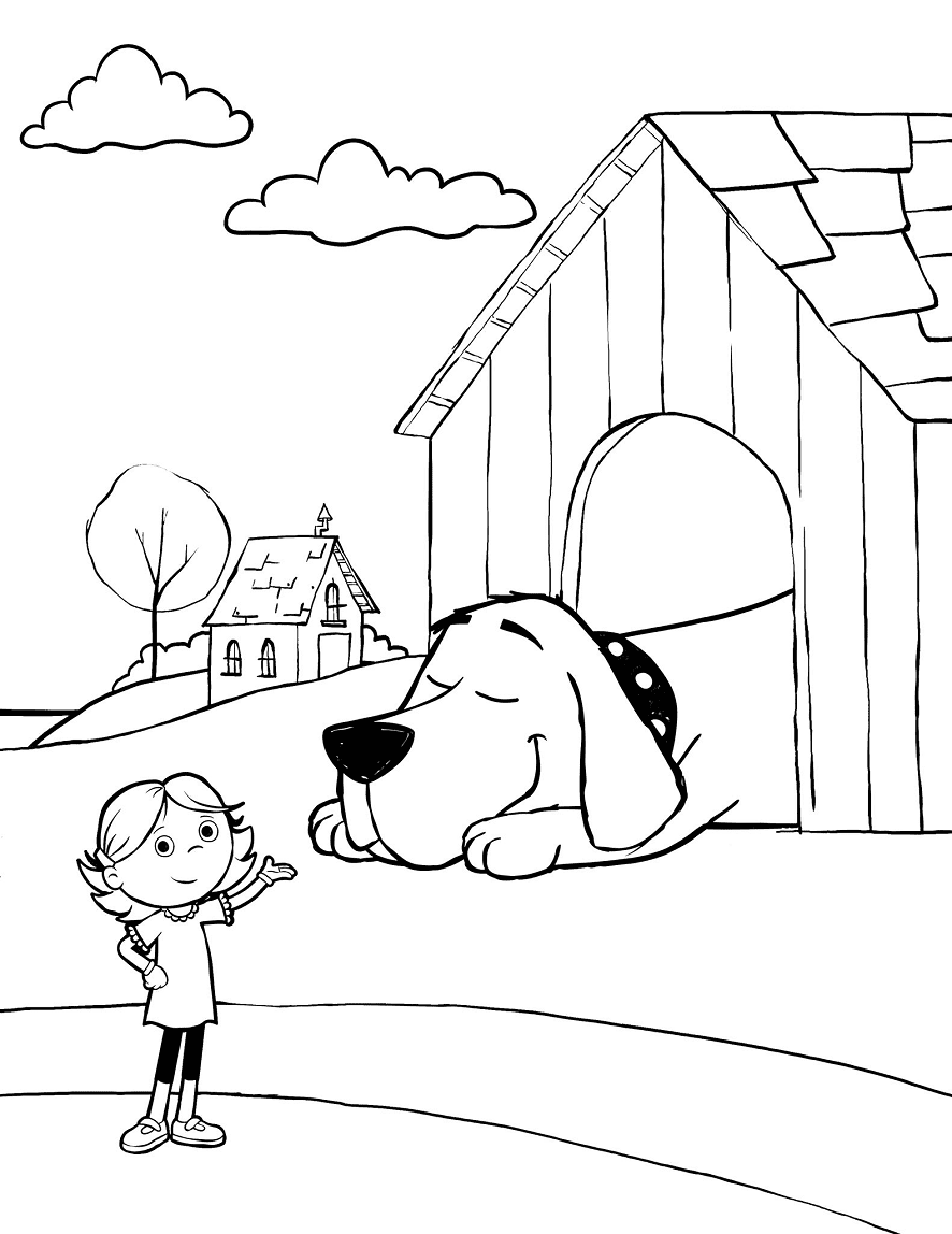 32 Clifford Coloring Pages Printable 22