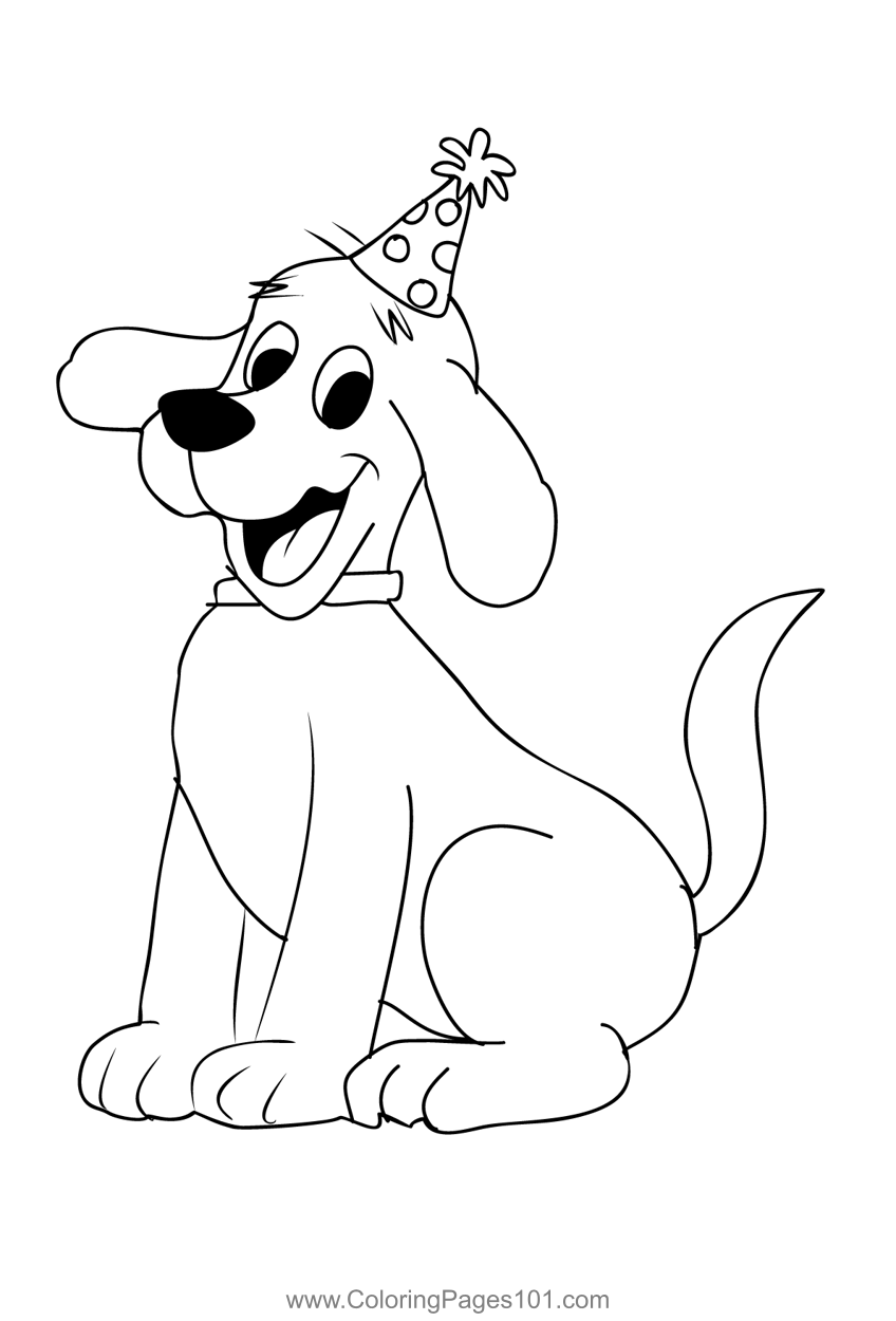 32 Clifford Coloring Pages Printable 29